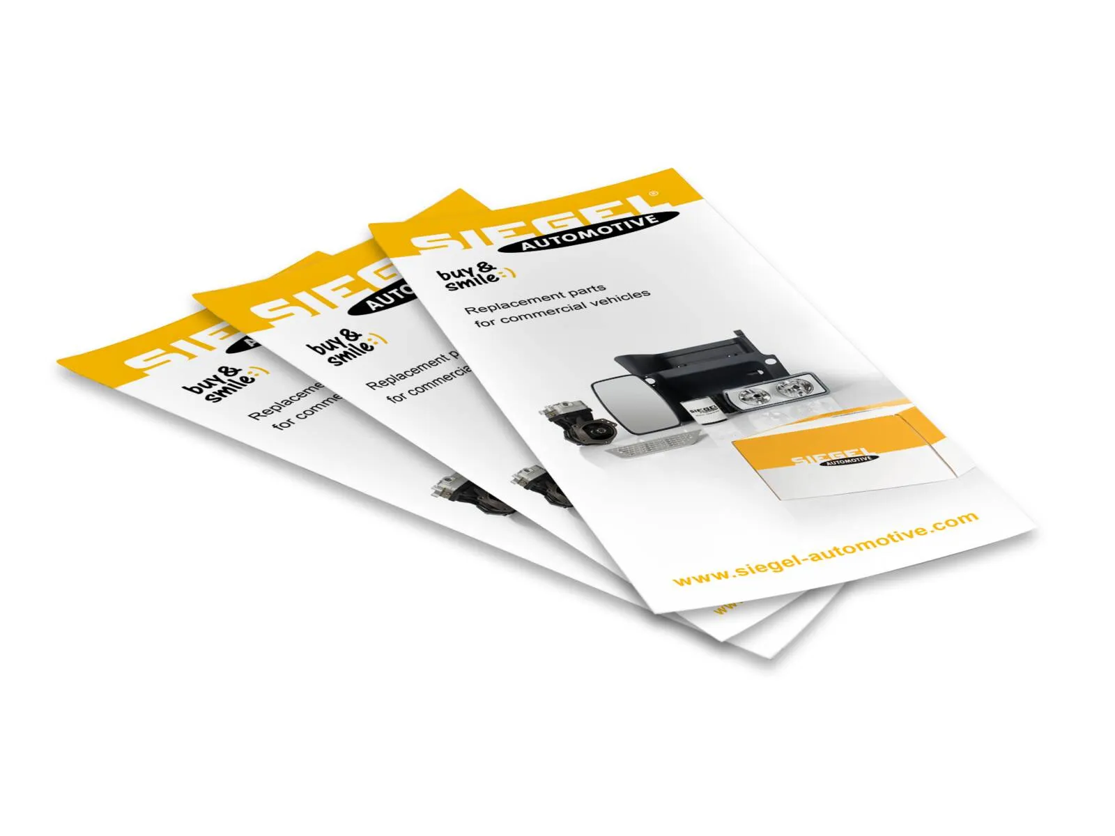 SIEGEL Automotive-Flyer, Englisch