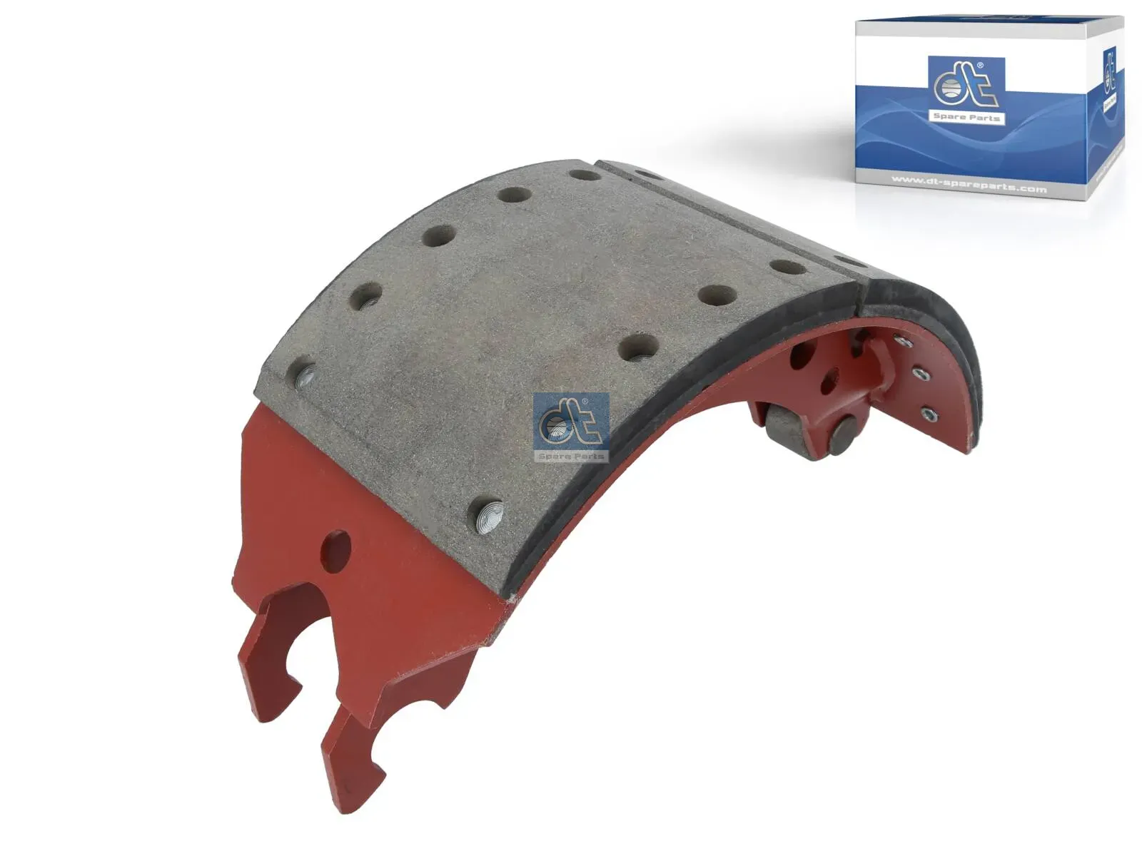 Brake shoe, with linings