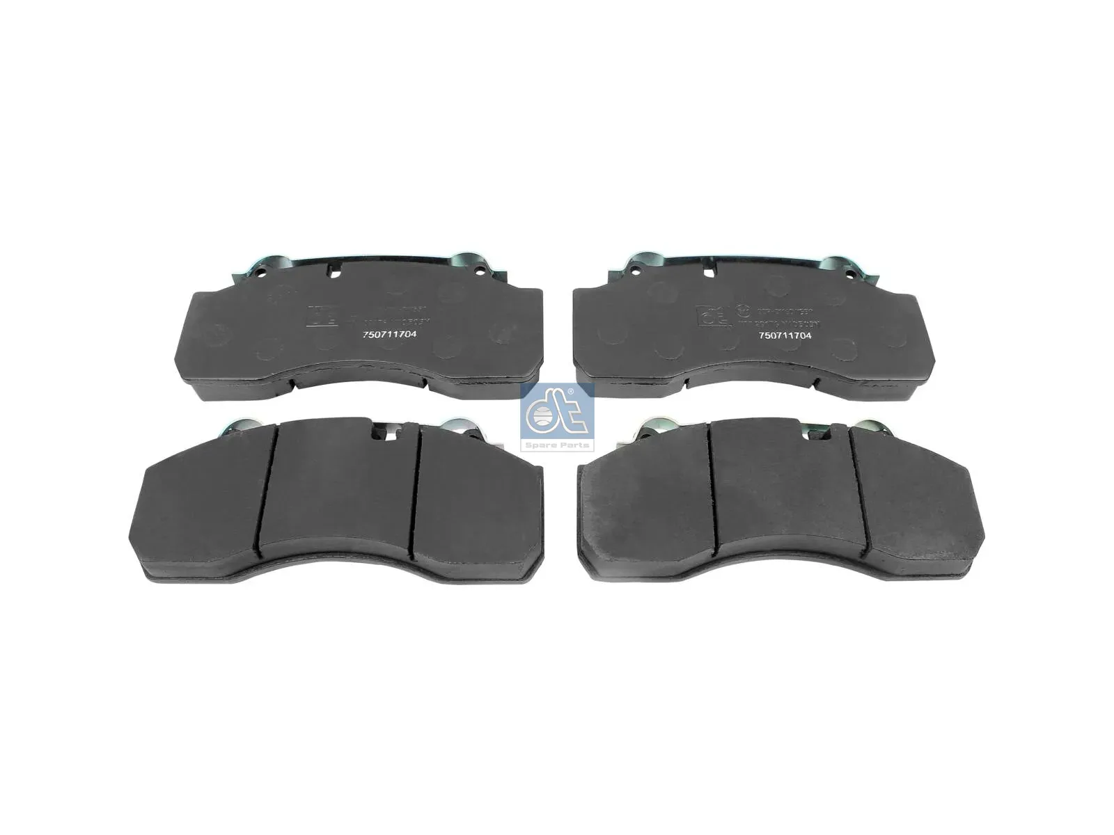DIESEL TECHNIC | 10.34125 Disc brake pad kit
