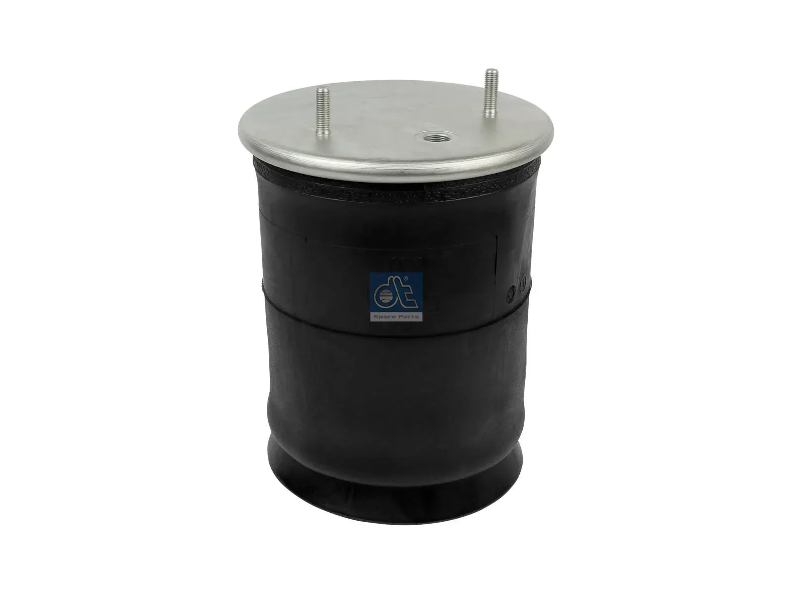 Air spring, with plastic piston