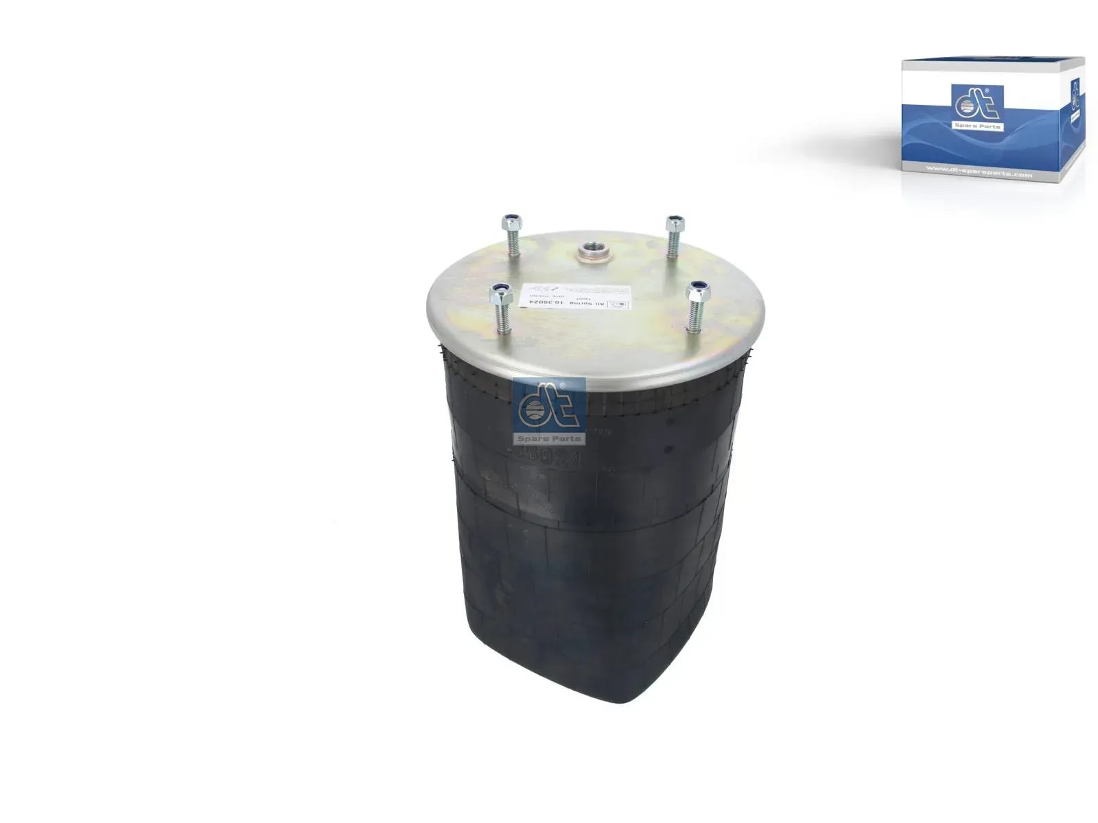 Air spring, without piston
