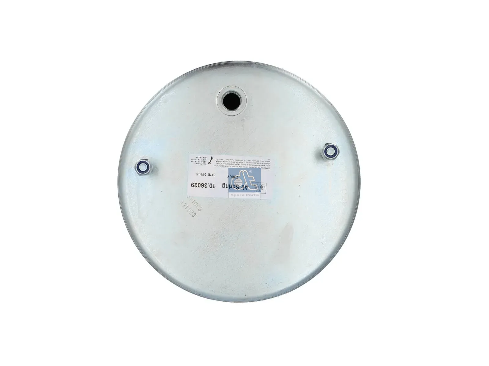 Coussin d'air, avec piston acier