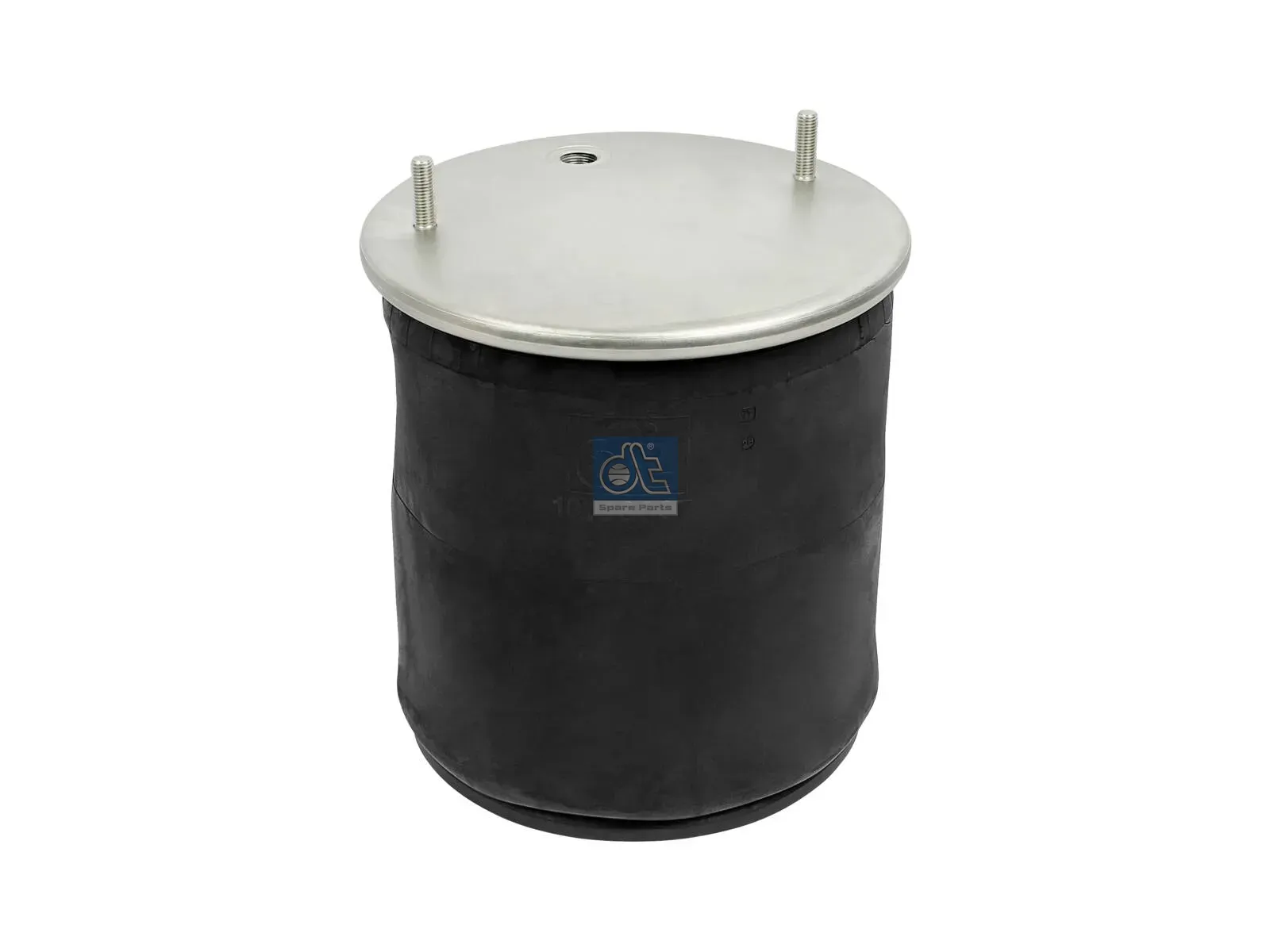 Air spring, with plastic piston