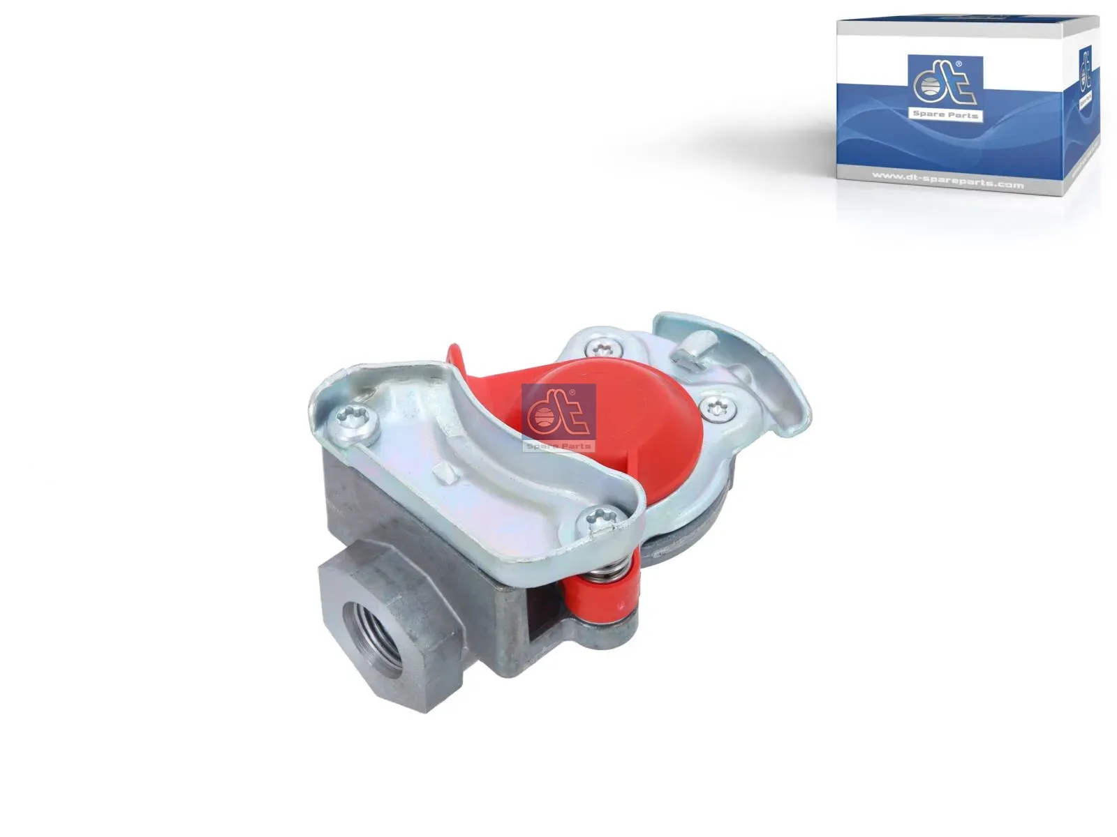 Palm coupling, red lid