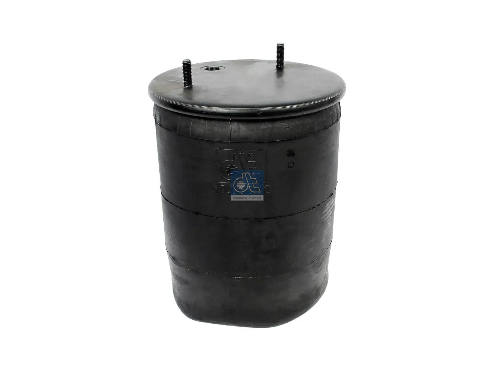 Air spring, with steel piston