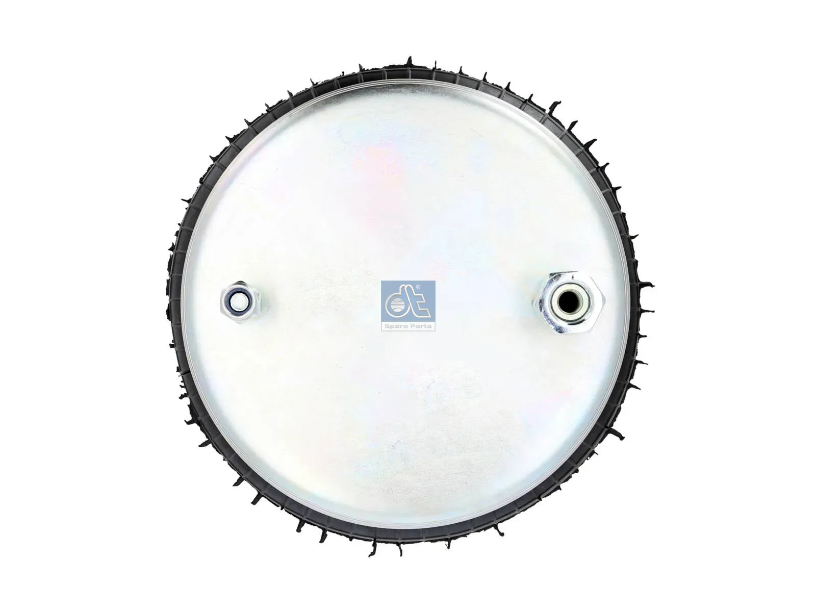 Air spring, with steel piston