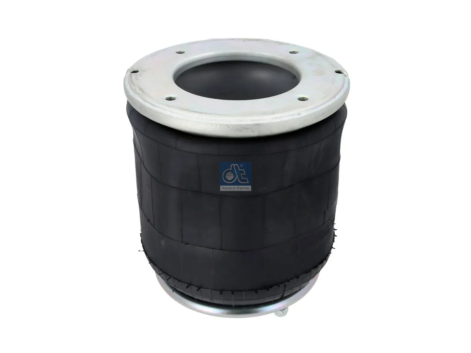 Air spring, with steel piston