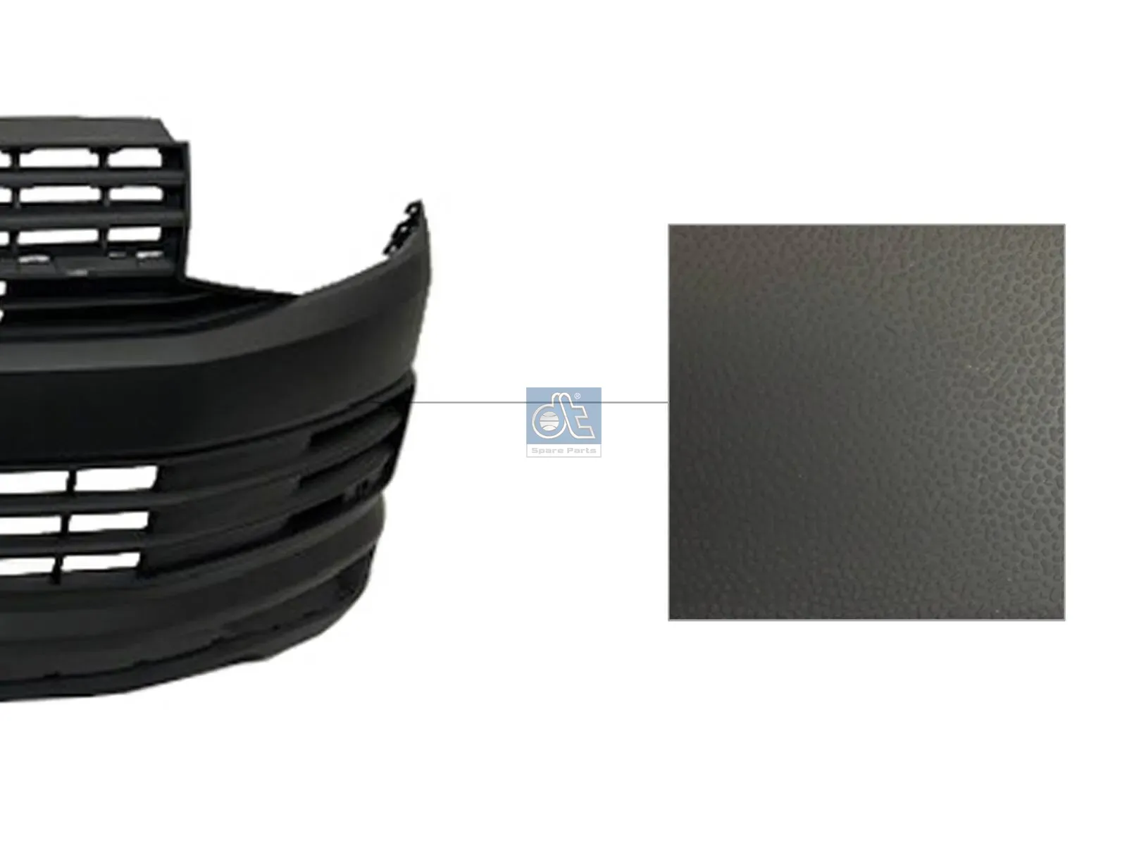 Bumper, front, black