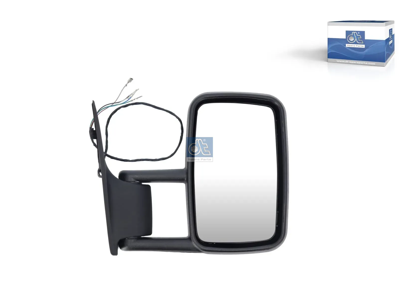 Main mirror, complete, right, electrical, heatable
