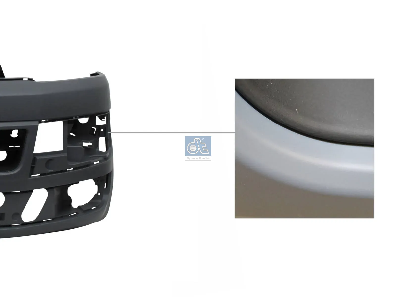 Bumper, front, primed
