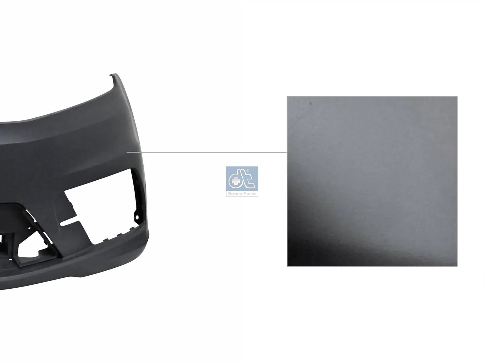 Bumper, front, primed