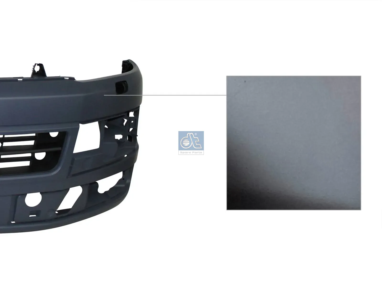 Bumper, front, primed
