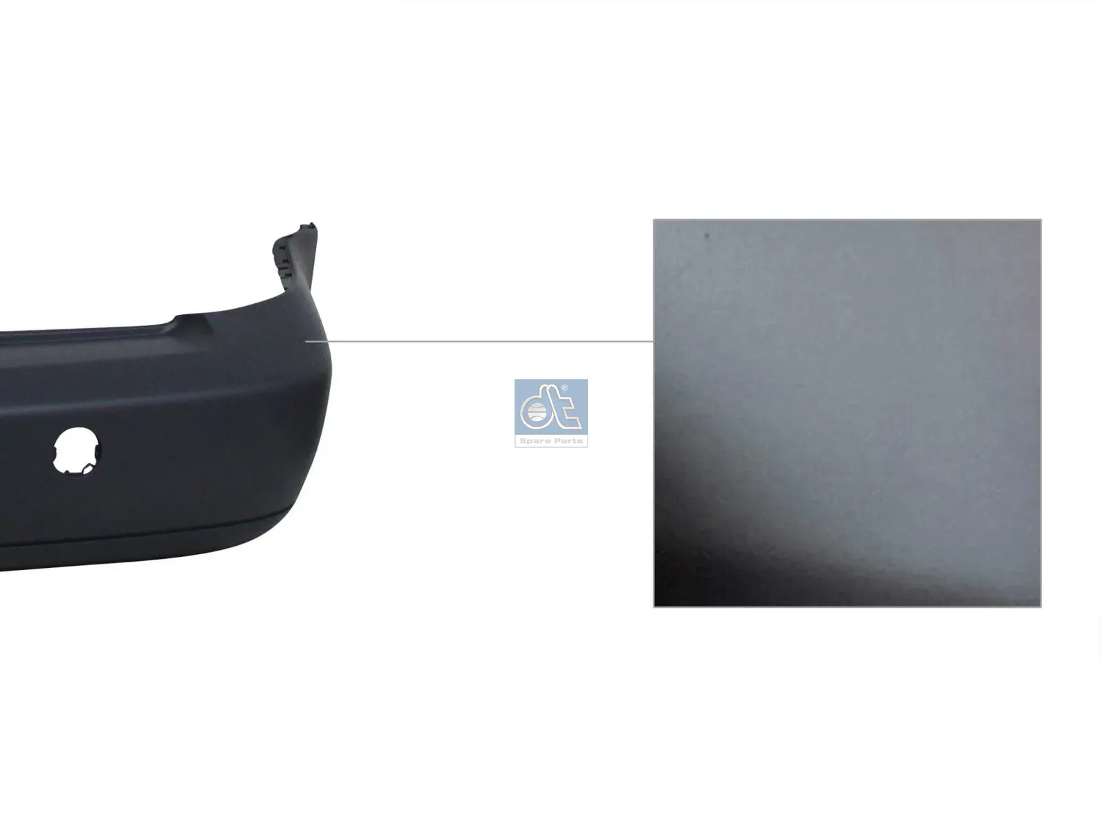 Bumper, achter, geprimed