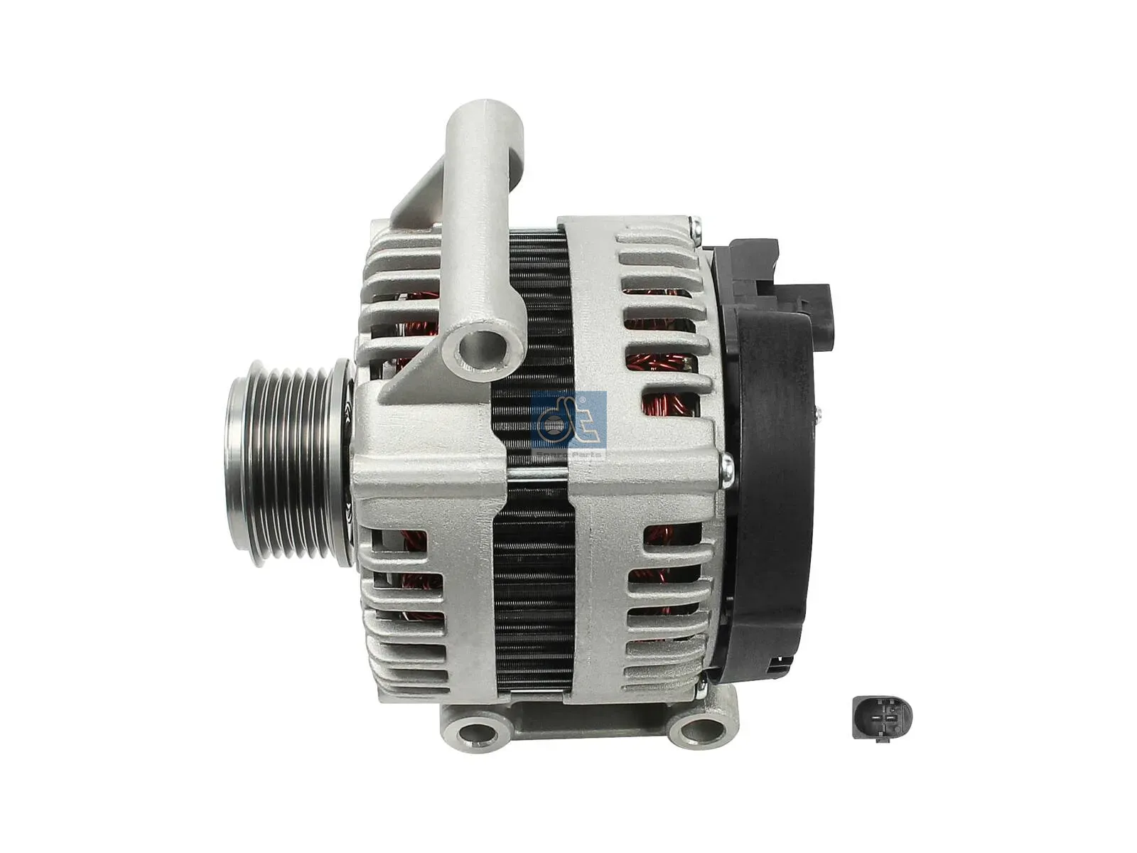Alternator, with pulley