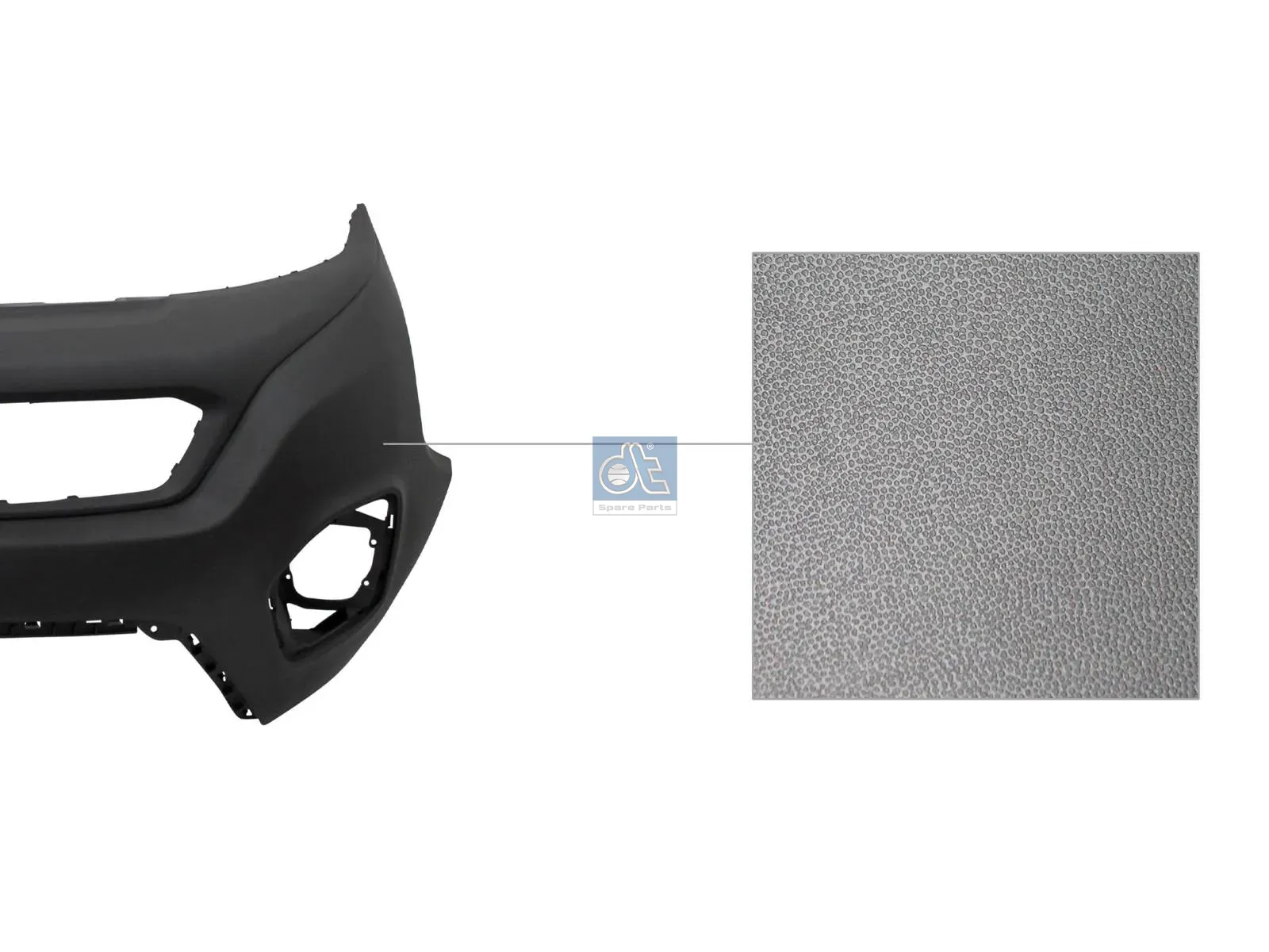 Bumper, front, black