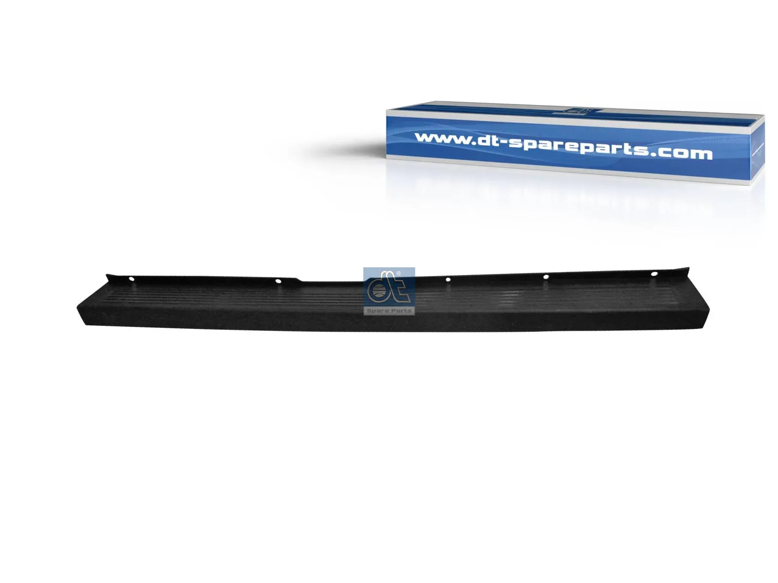 Bumper, rear, center, with bore