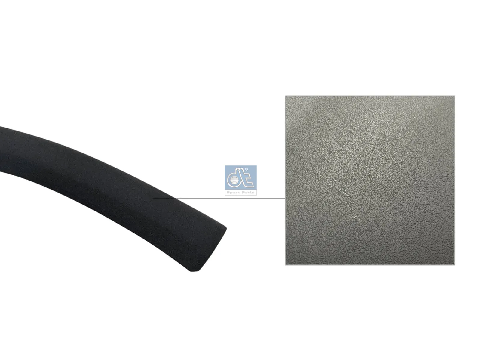 Cover moulding, lateral, left, without mounting material