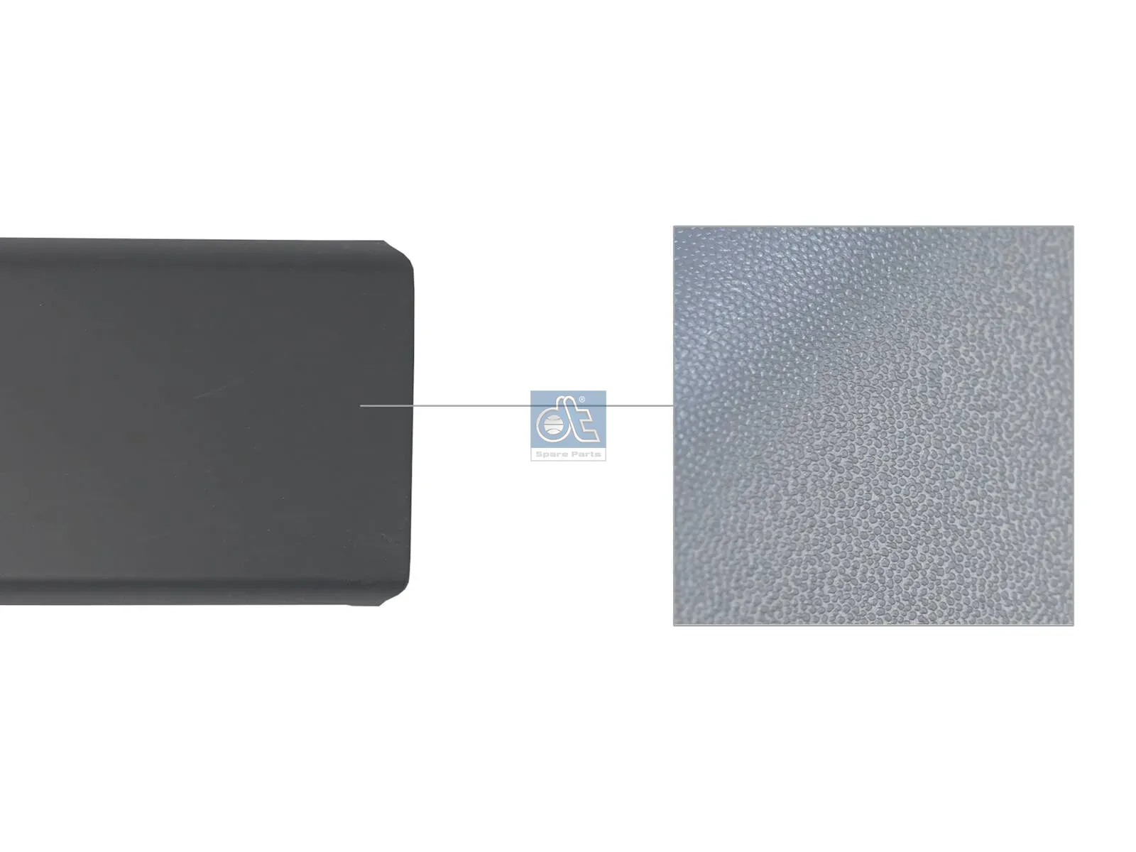 Cover moulding, lateral, left