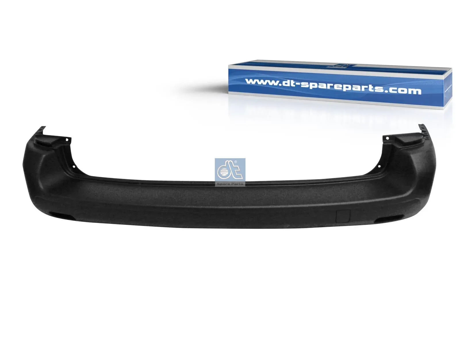 Bumper, rear, black