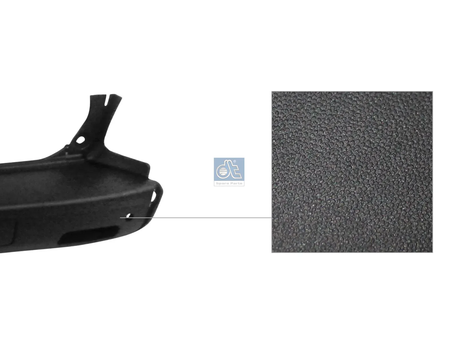 DIESEL TECHNIC | 12.82245 Bumper, rear, black