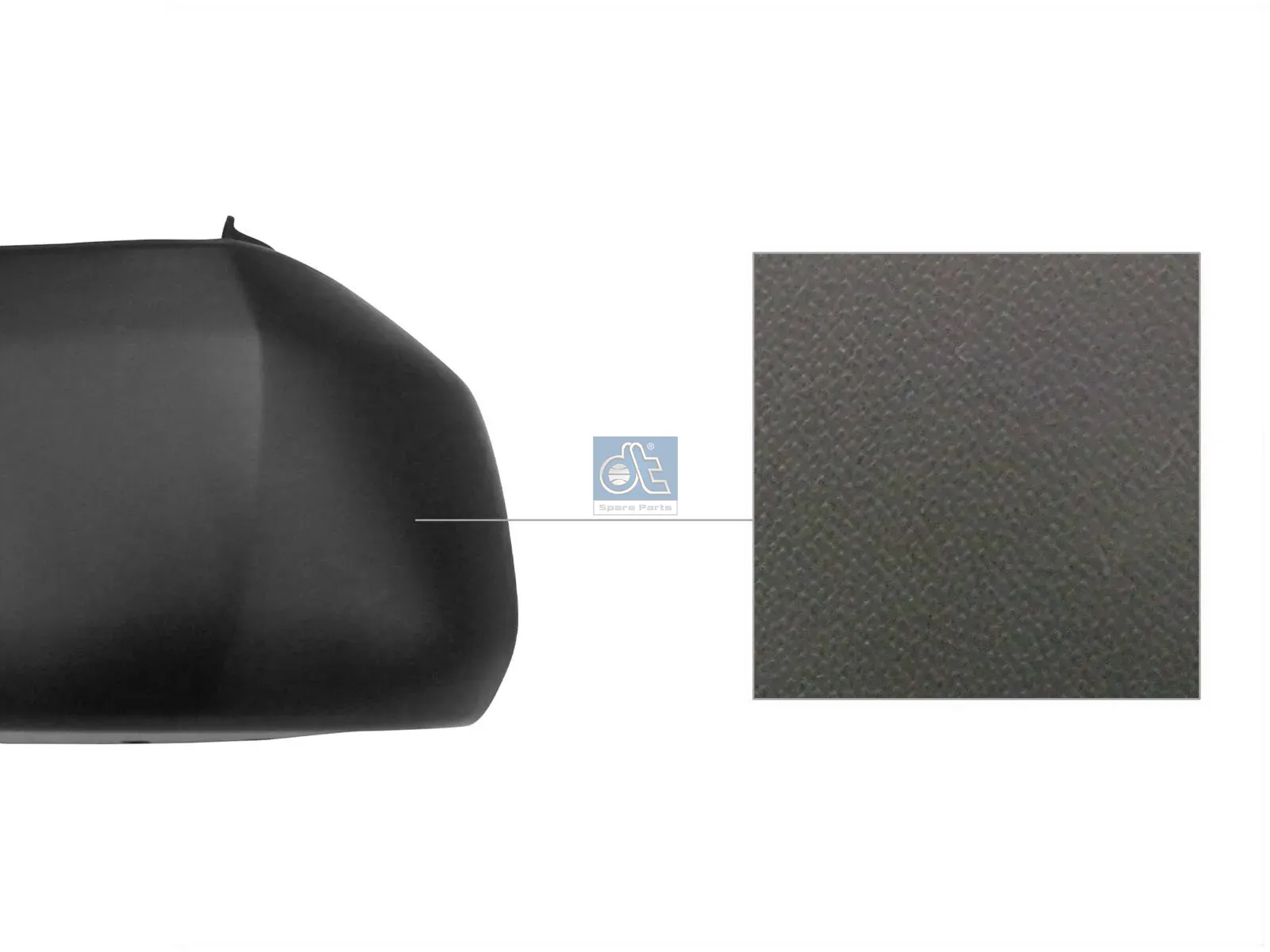 Bumper corner, rear, left, primed