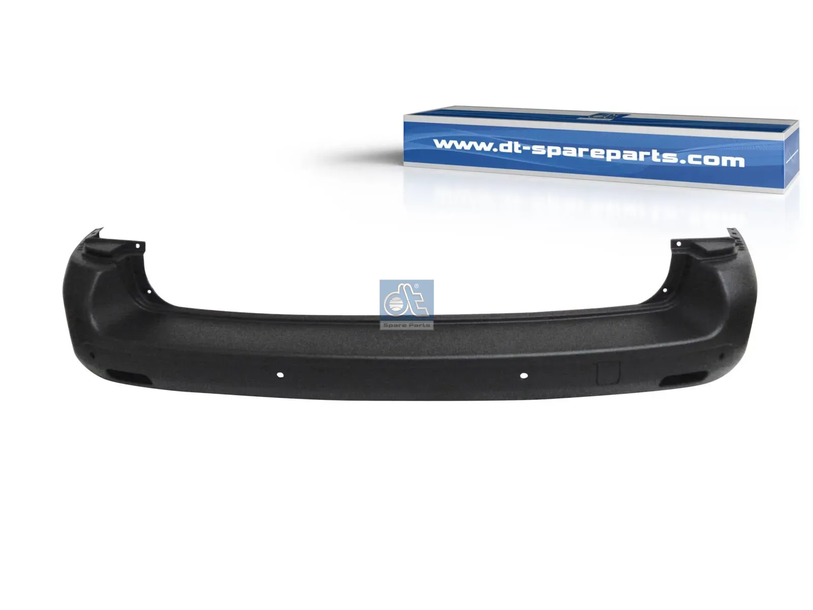 Bumper, rear, black