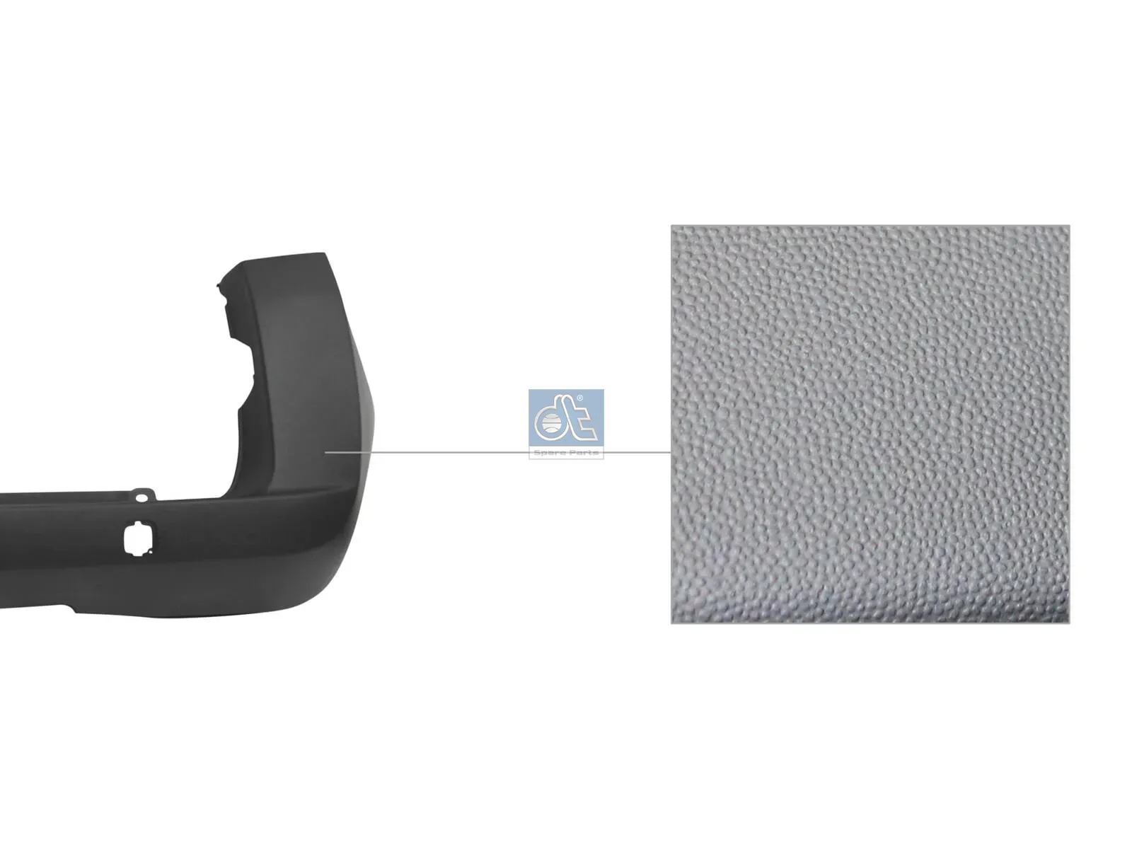 Bumper, achter, geprimed