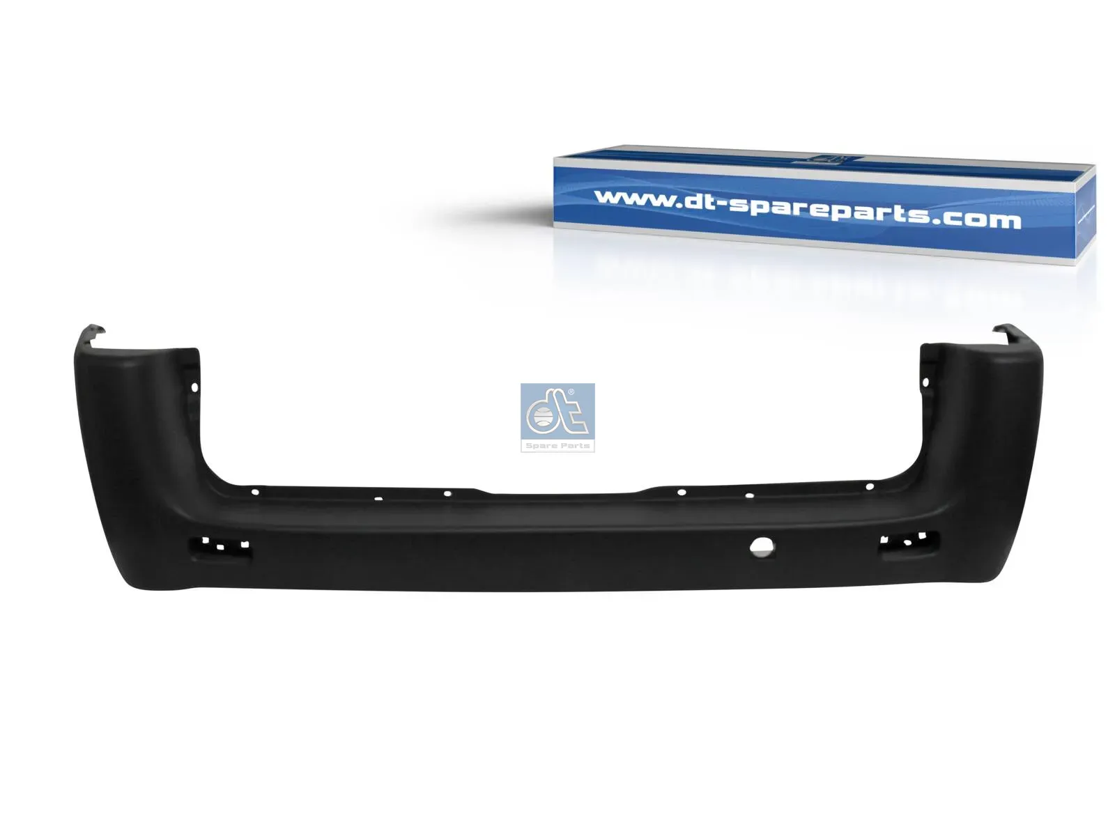 Bumper, rear, black