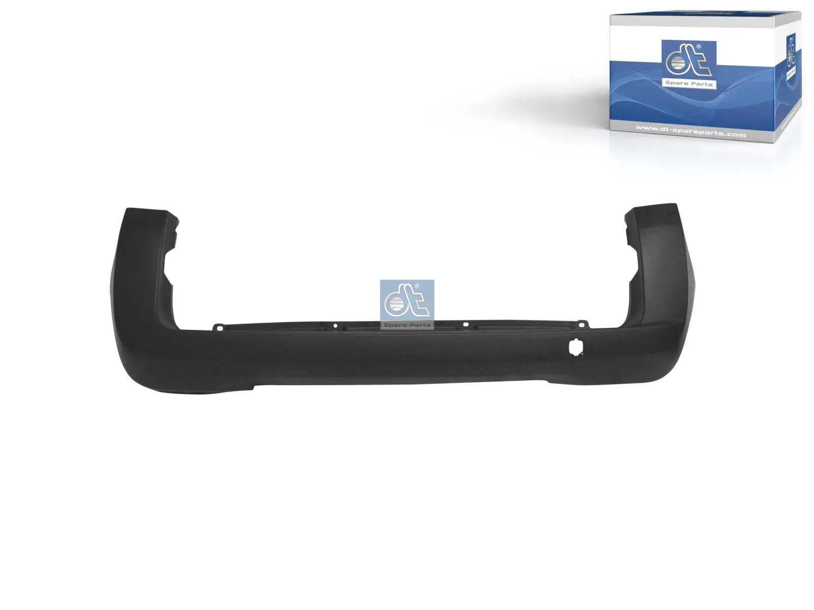 Bumper, rear, black