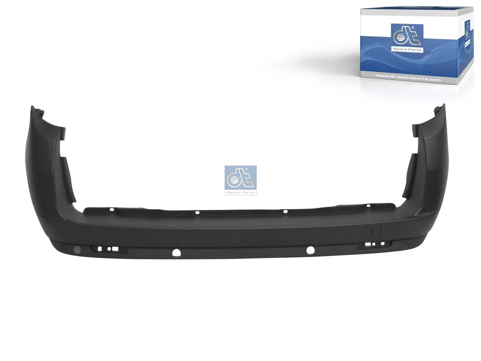 Bumper, rear, black