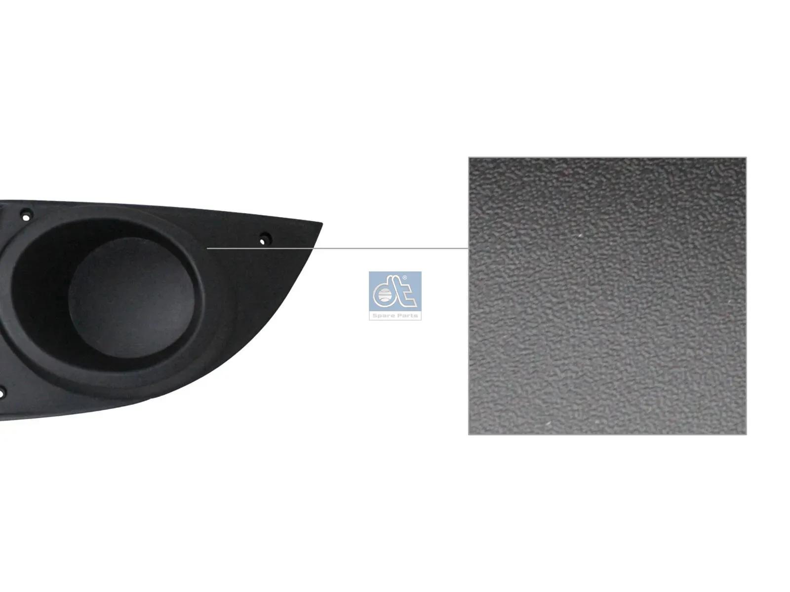 Cover, Bumper, front, left