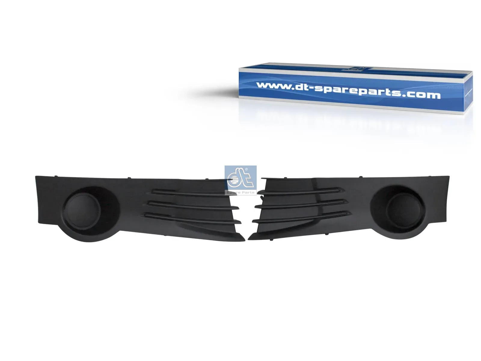 Kit, Bumper cover, front, black
