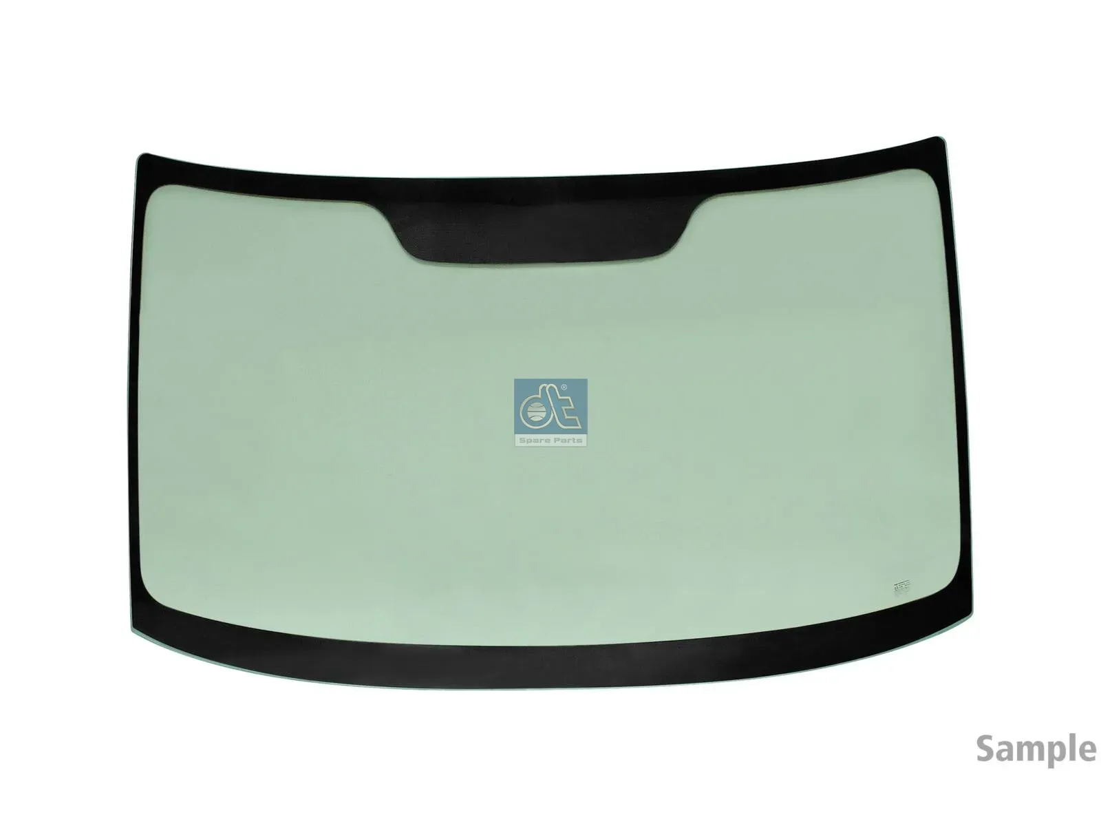Windshield, tinted green, single package