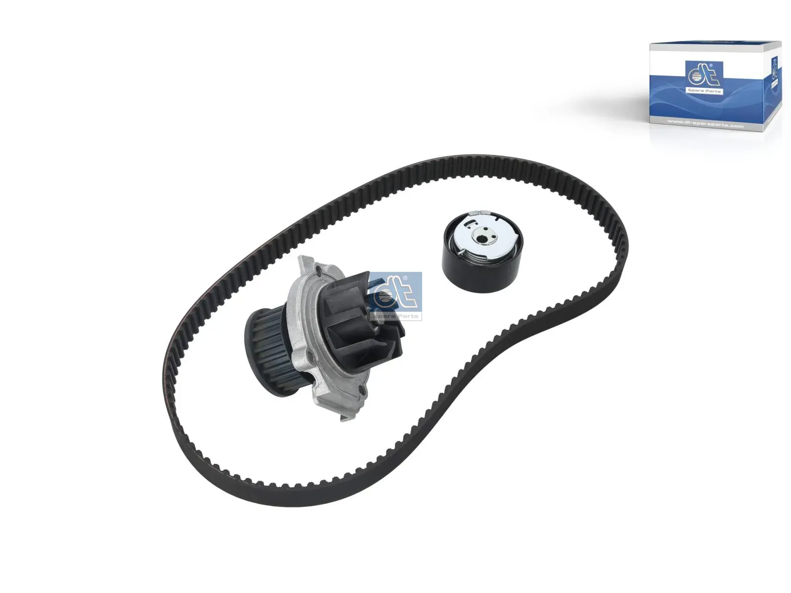 Distributieriemset, met waterpomp