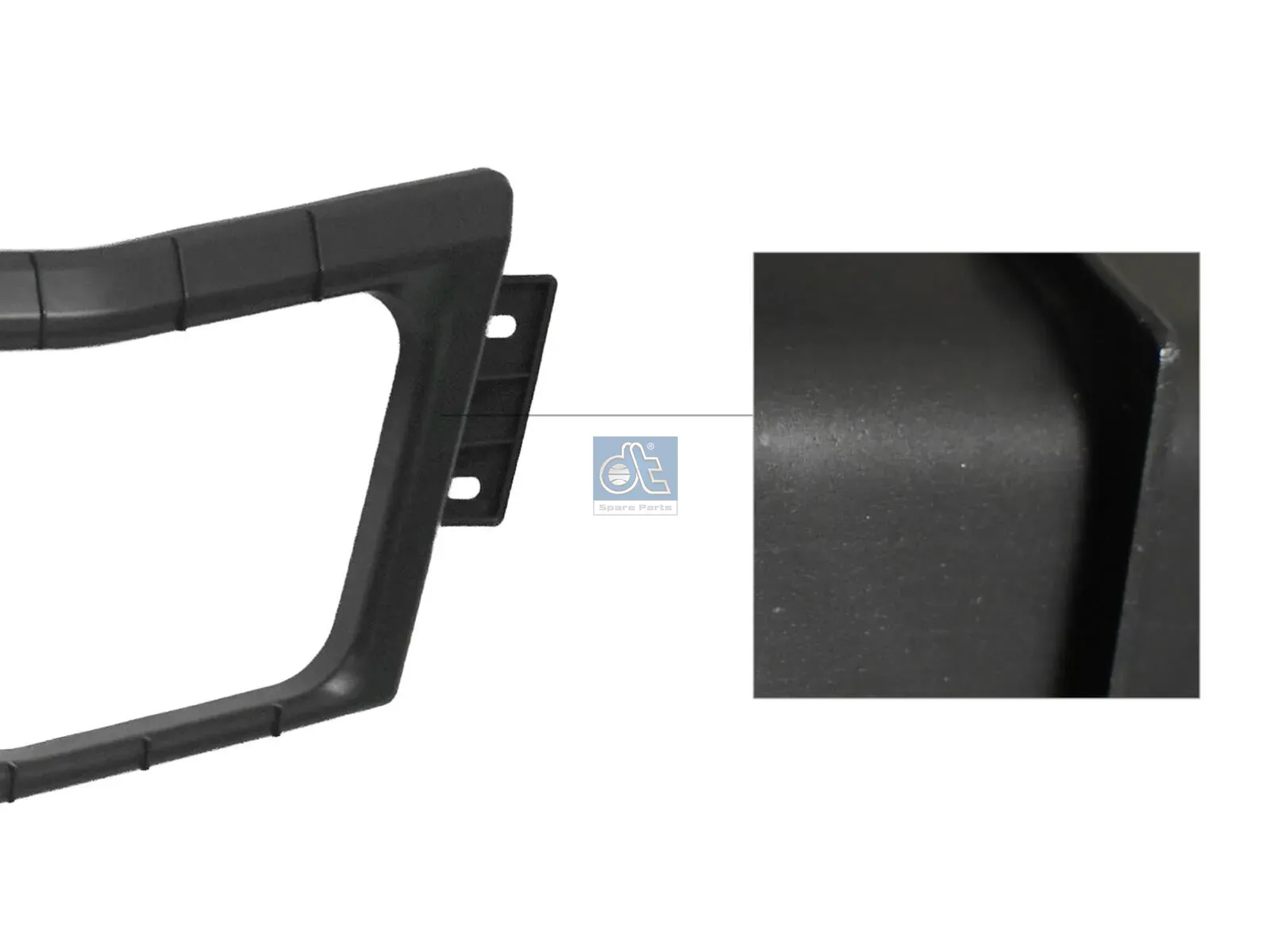Frame, radiator grille, bumper