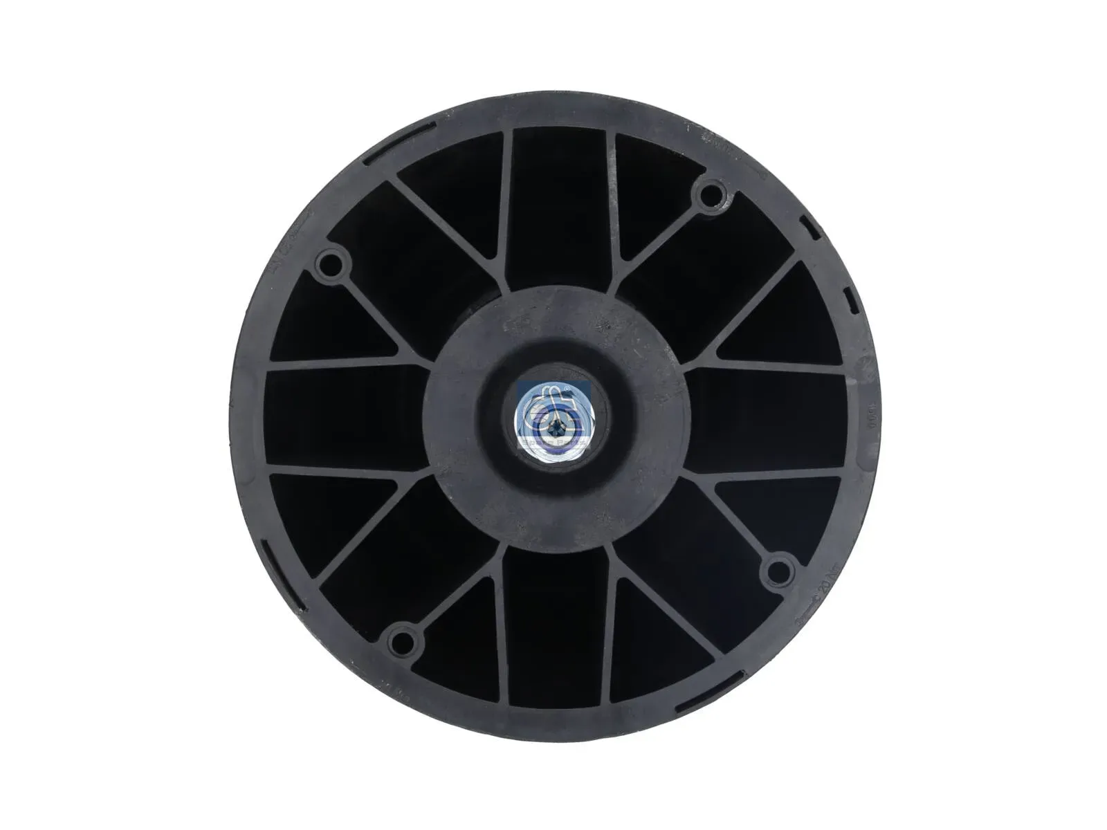 Air spring, with plastic piston
