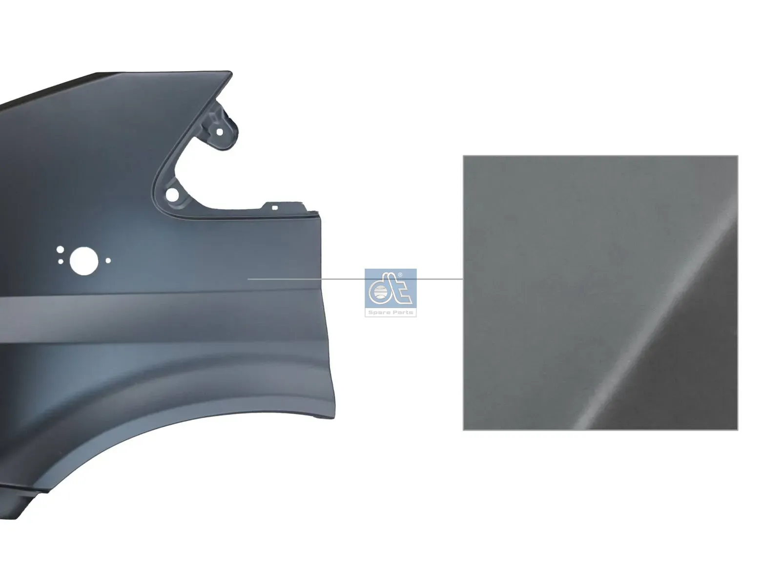 Fender, front, left