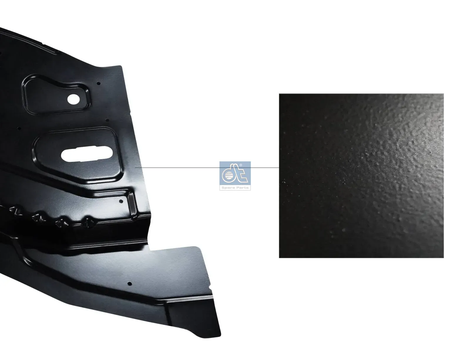 Fender bracket, front, right