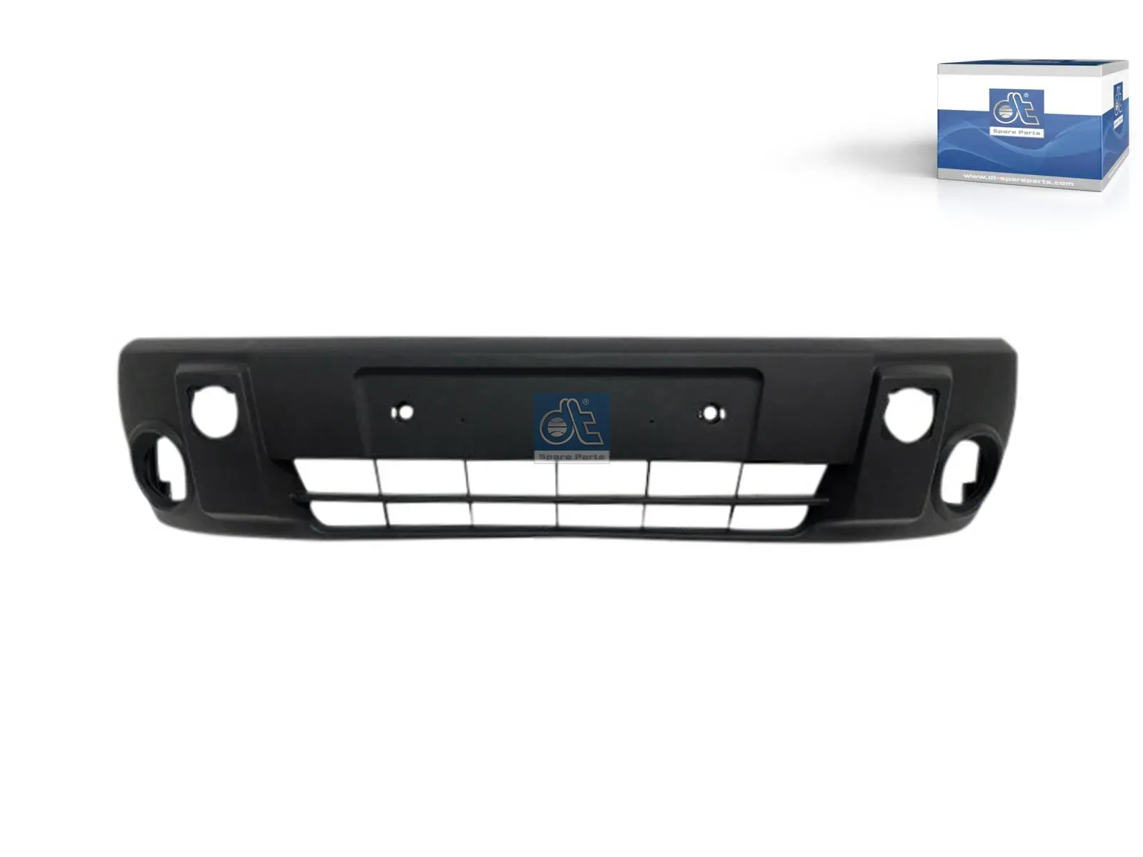 Bumper, front, with holes for foglights