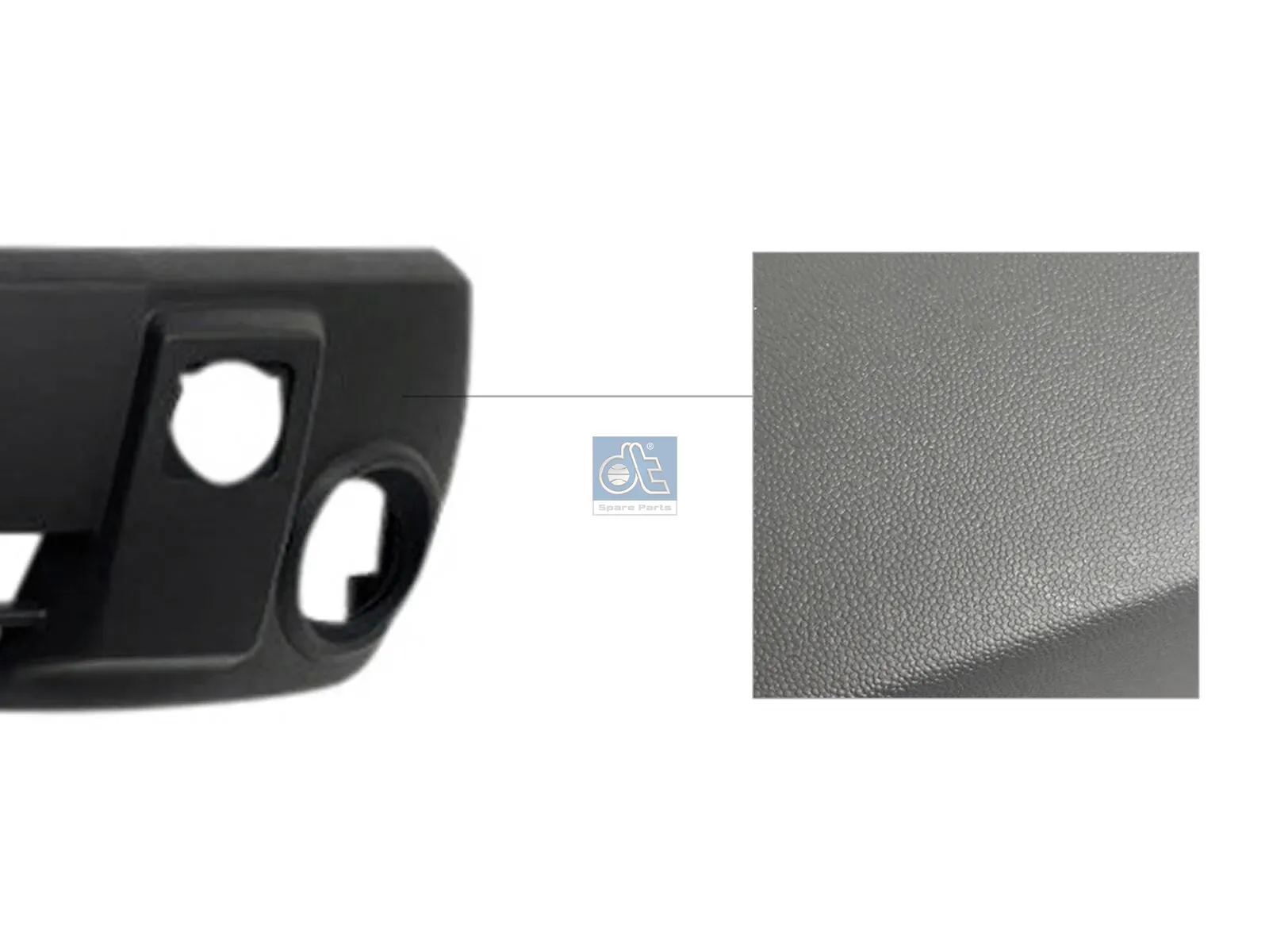 Bumper, front, with holes for foglights