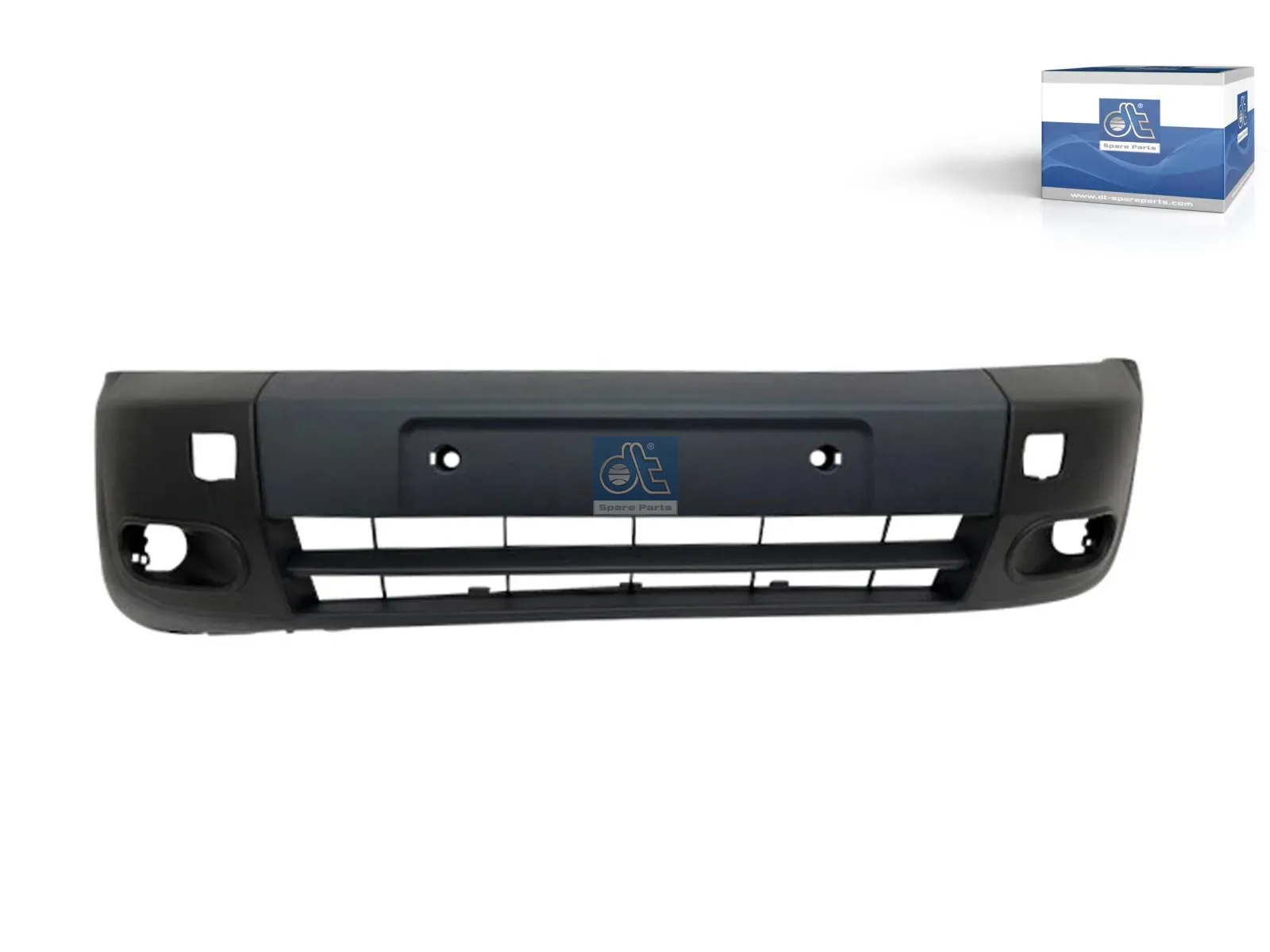 Bumper, front, with holes for foglights