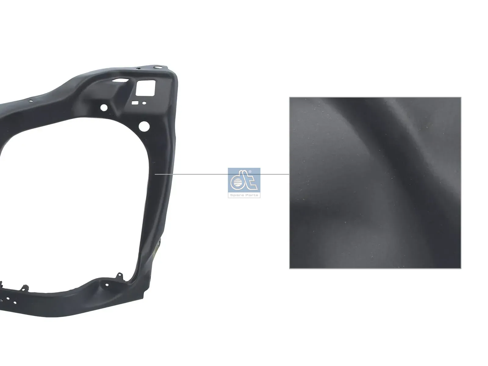 Headlamp frame, left