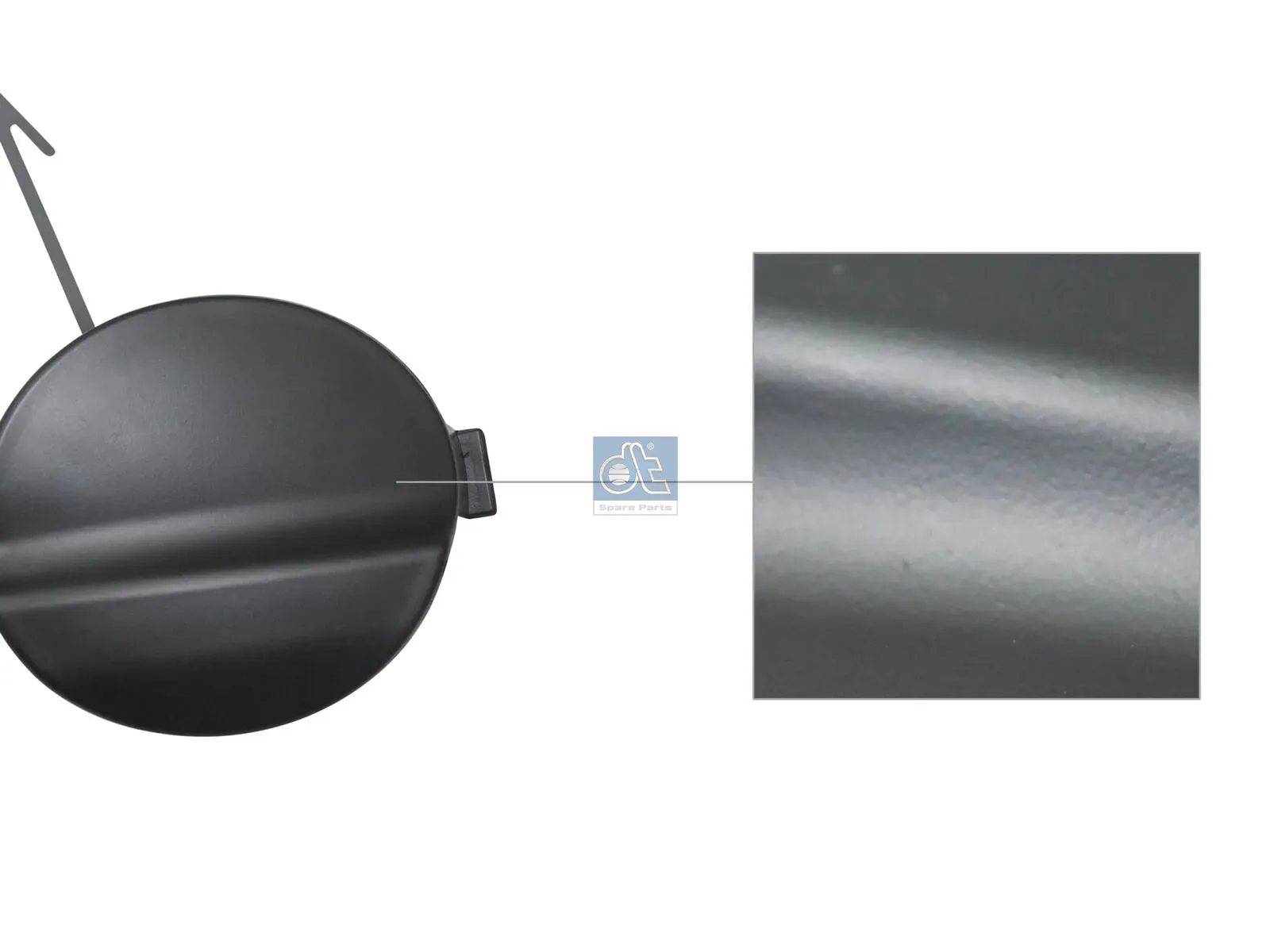 Cover, towing eye, front