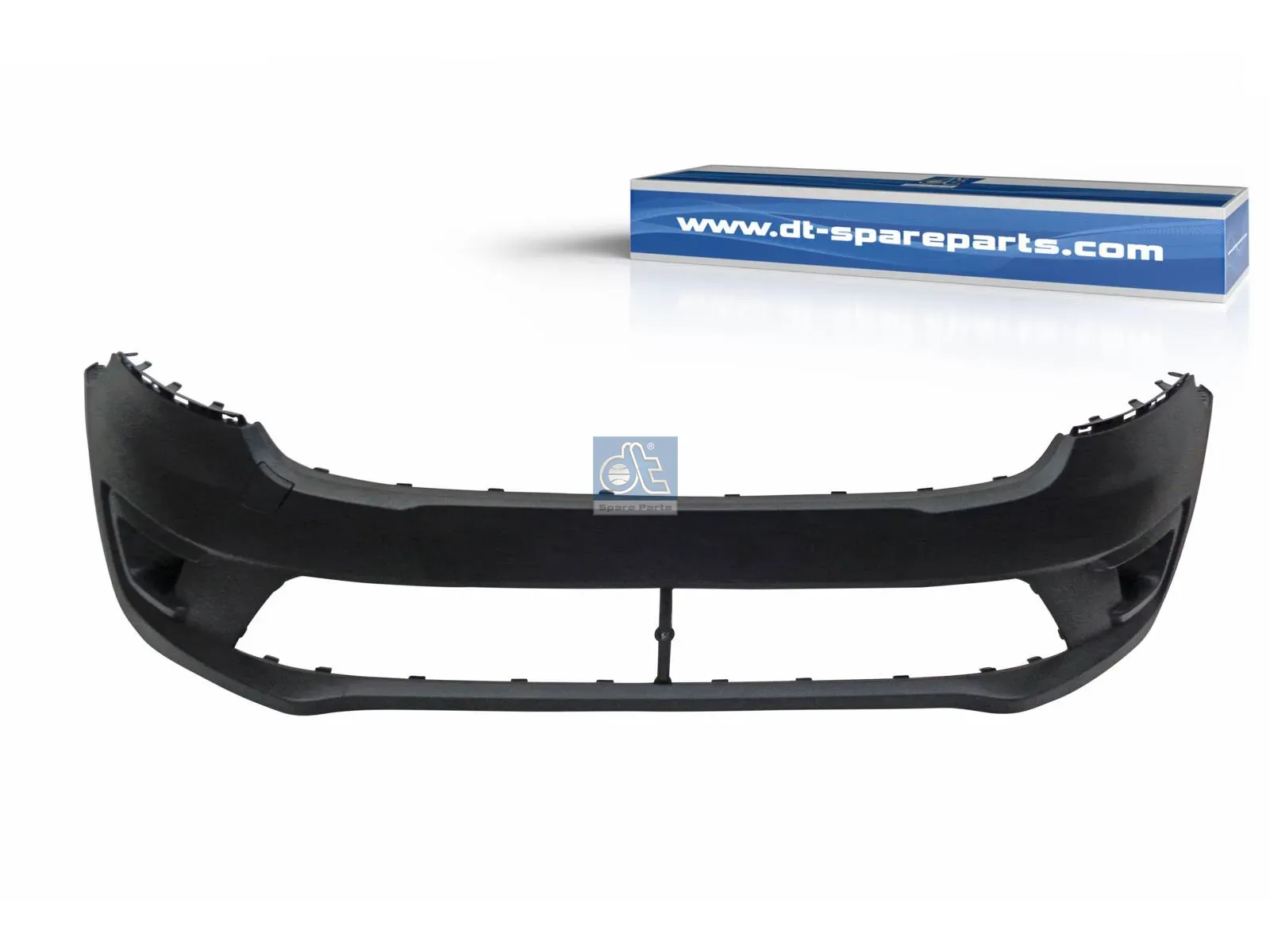 Bumper, voor, zwart