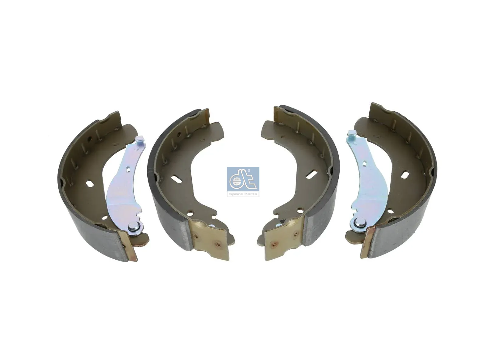 Brake shoe kit, with linings