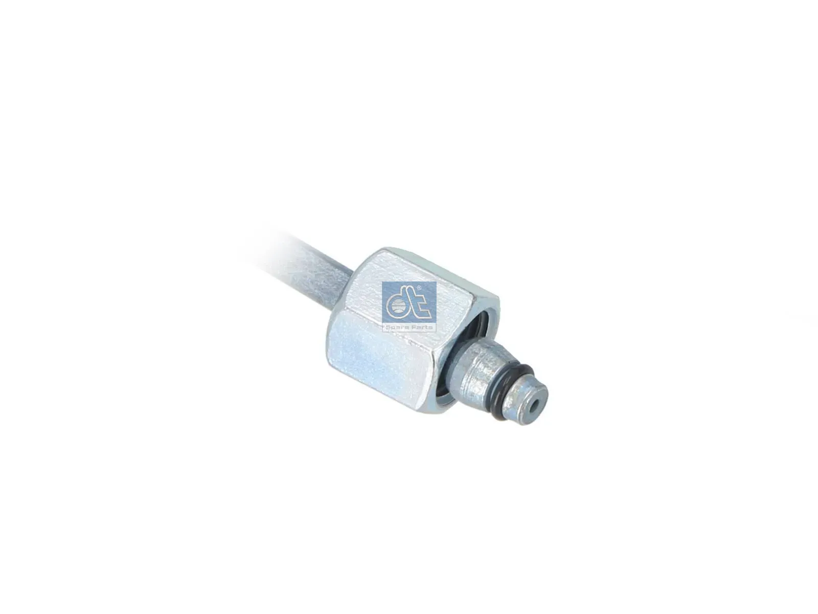 Hose line, cabin tilt