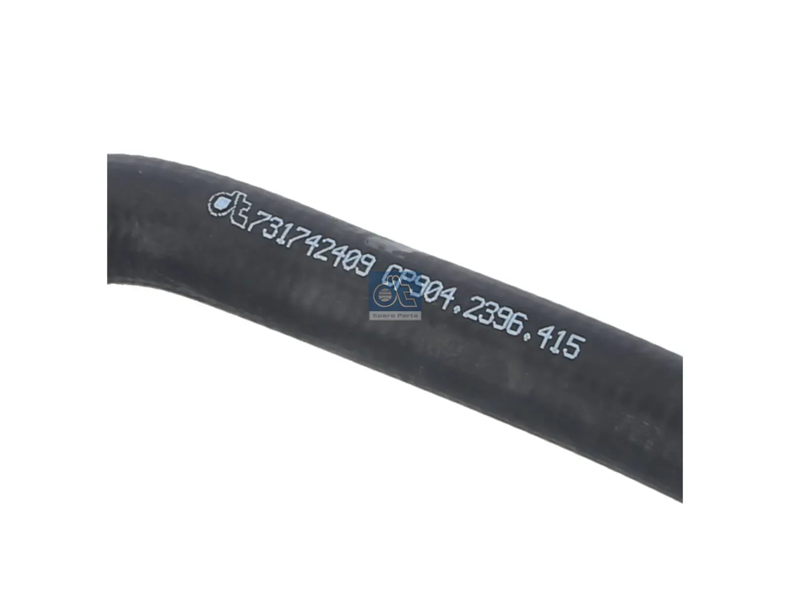 Radiator hose, without spring band clamp