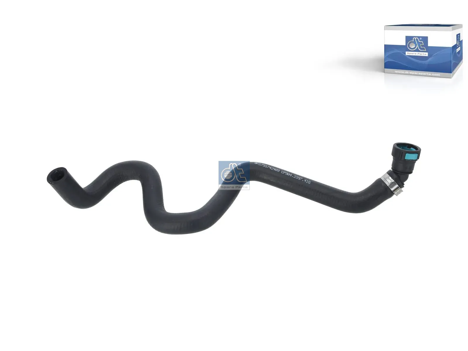 Radiator hose, without spring band clamp