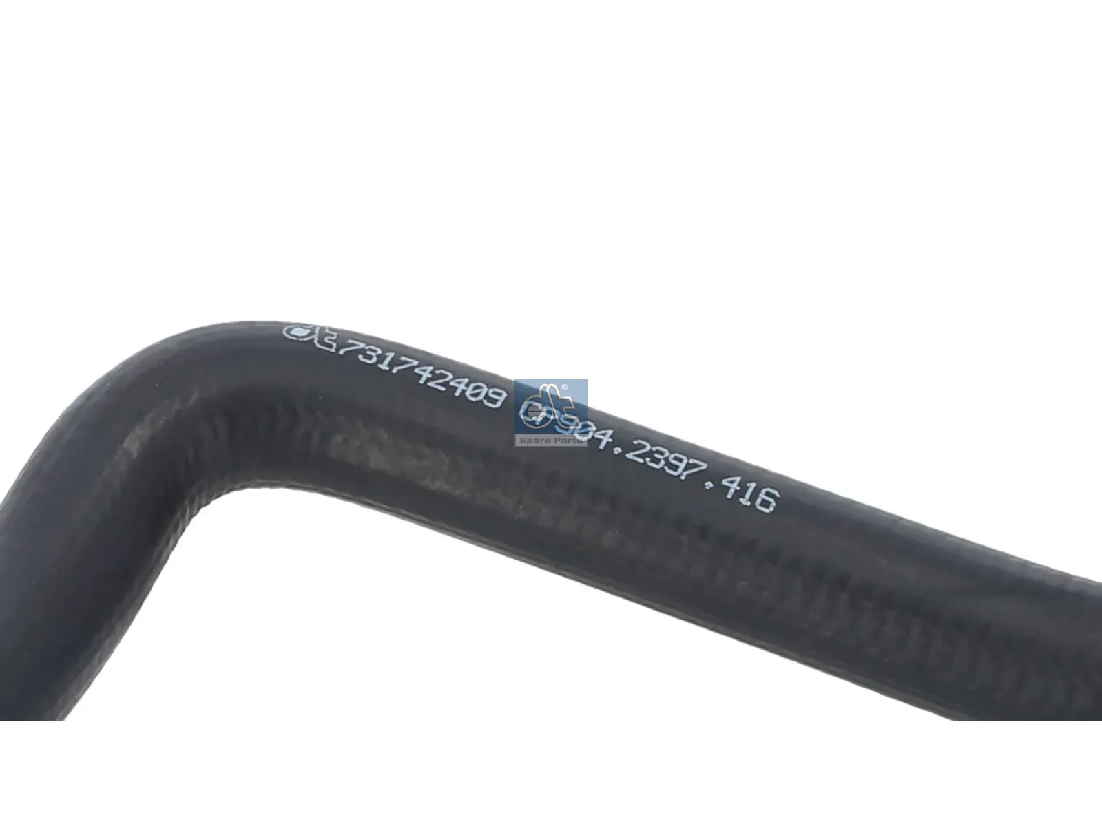Radiator hose, without spring band clamp