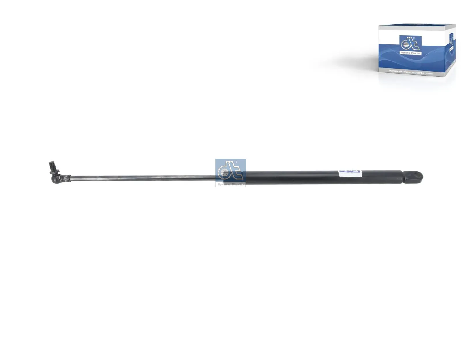 Gas spring, storage box